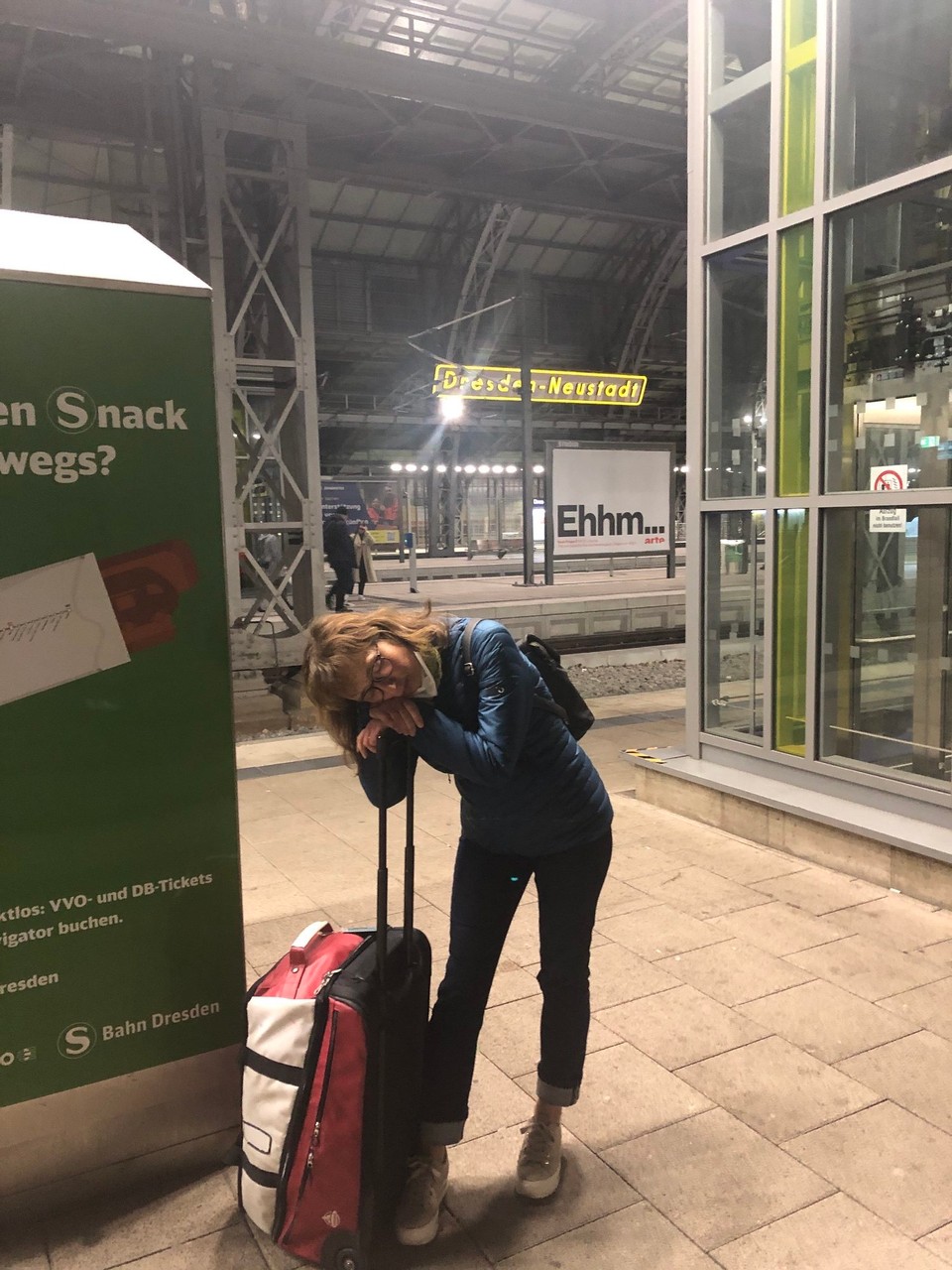 Deutschland - Mittenwalde - Kann man auch im Stehen schlafen? Ja!