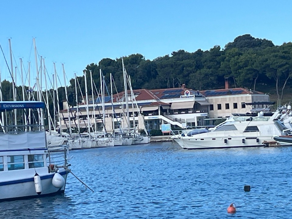 Kroatien - Vrsar - Unser tolles Restaurant in Vrsar im Hafen