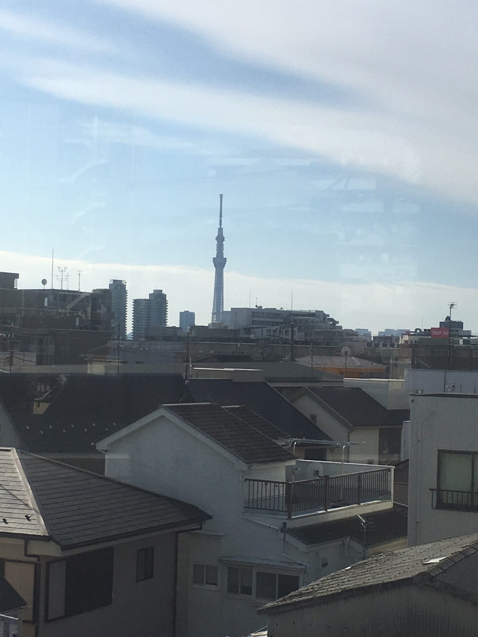 Japan - Narita - Erster Blick auf den Skytree.