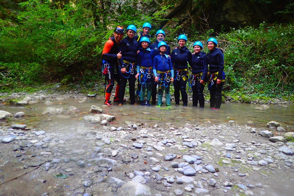 Frankreich - Annecy - Ein Abschlussfoto, nach dem alle die Tour gut überstanden haben