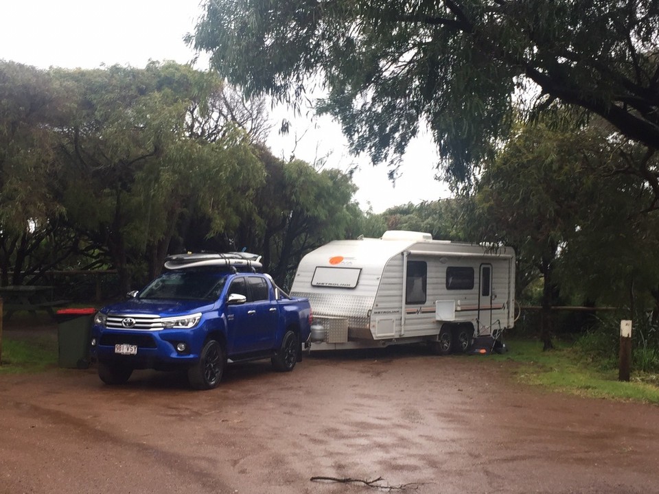  - Australia, Cosy Corner, Torbay Inlet - Our rainy camp spot for the night !