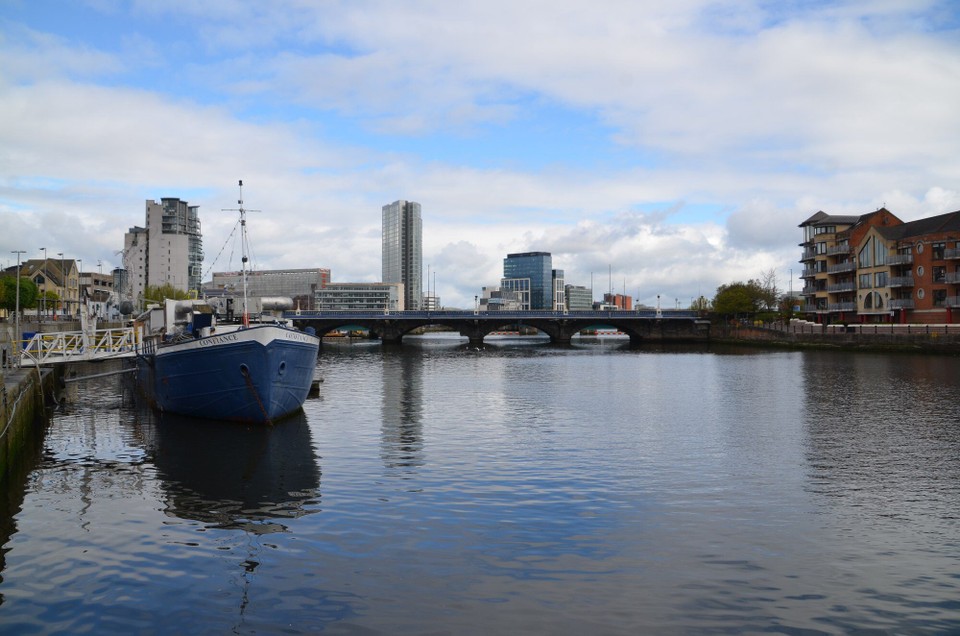 Vereinigtes Königreich - Belfast - Waterfront mam Lagan Floss