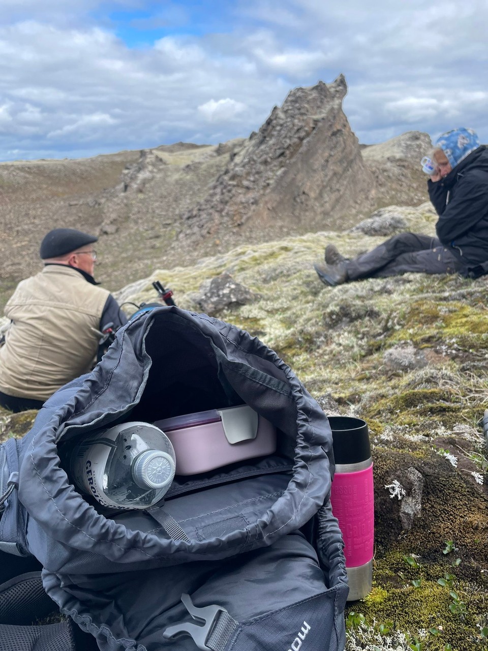 Island - Blönduós - Picknick mitten im Vulkan