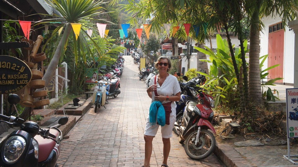 Laos - Luang Prabang - "Unsere" Gasse...
