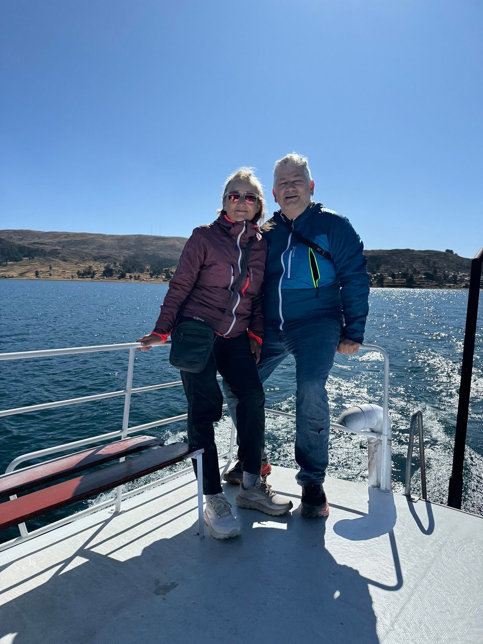 Peru - Puno - Mit dem Boot über den Titicacasee