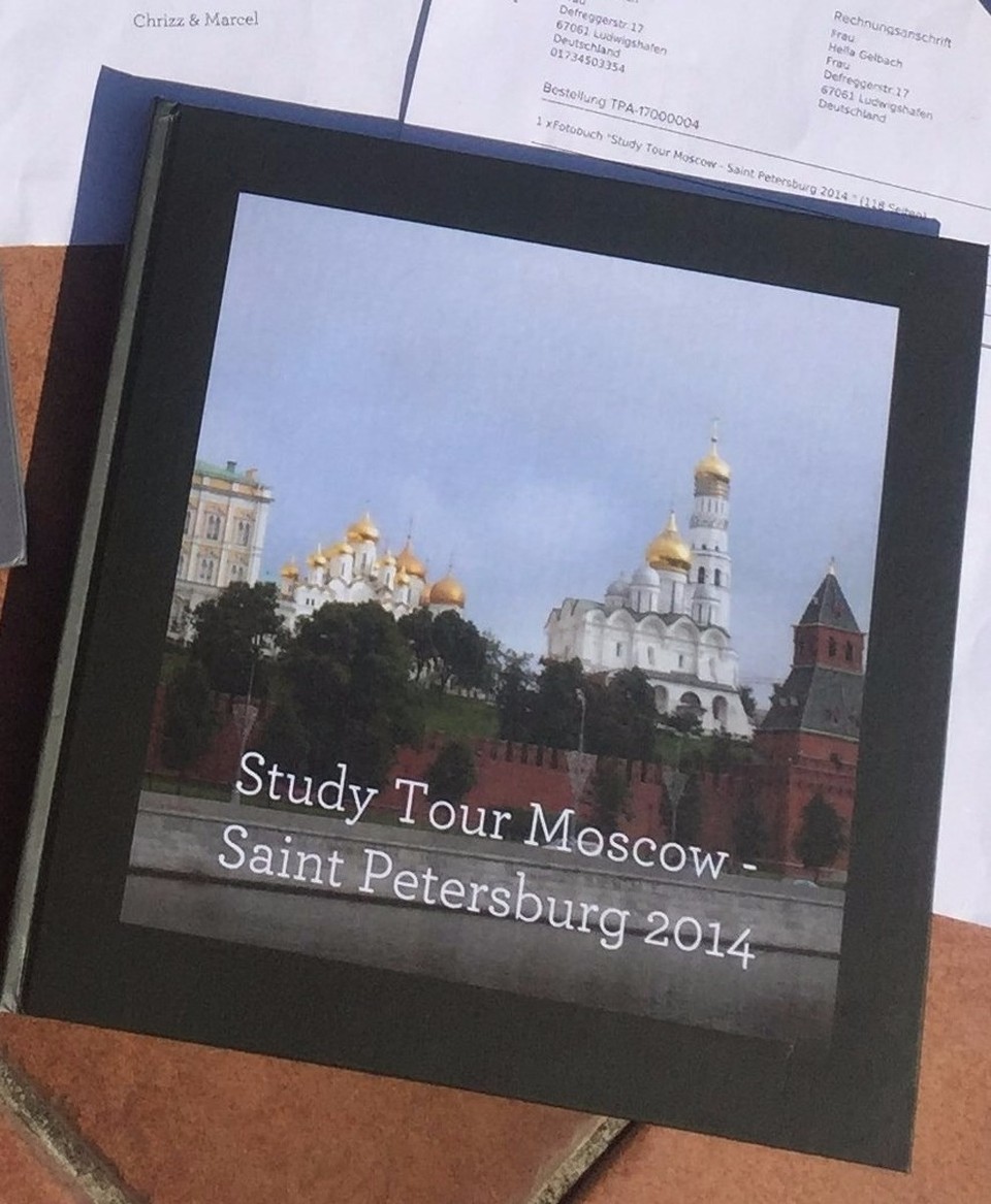  - Sankt Petersburg - Frankfurt - Yeah! Das ist das Buch zu meiner Lieblingsreise.... zum Anfassen und  Blättern! Ich bin begeistert davon!