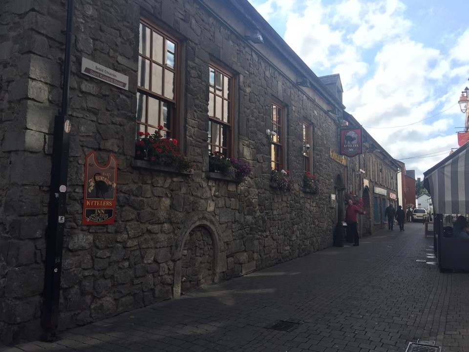 Ireland - Kilkenny - Looking toward Black Abbey gate. 