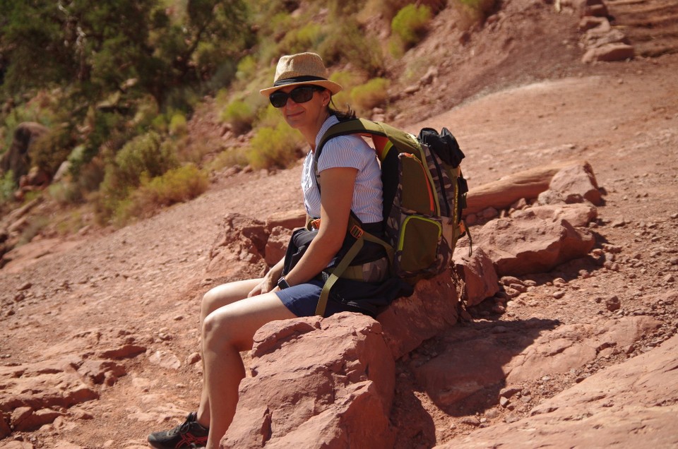 Vereinigte Staaten - Grand Canyon - Kurze Rast vor dem Umkehren