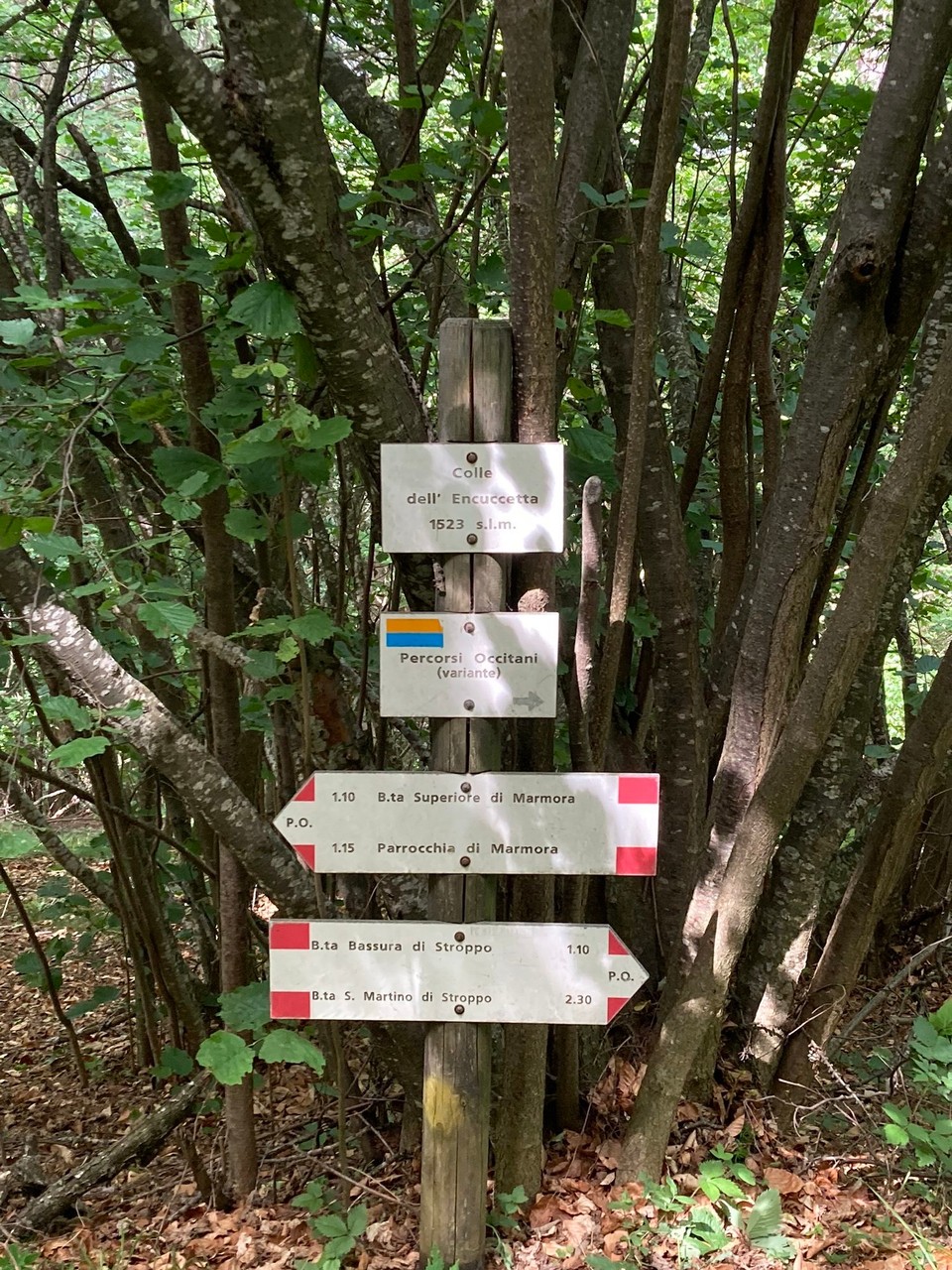 Italien - Stroppo - Ab jetzt geht’s bergab