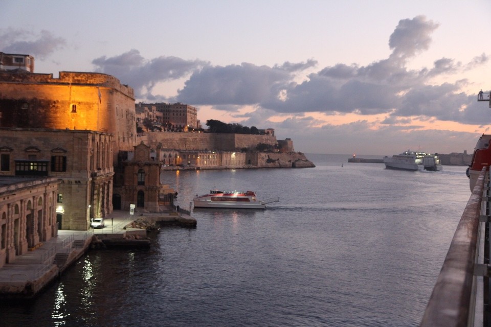  -  - 66.Seetag ein Rückblick Valletta zum Sonnenuntergang und Abendstimmung