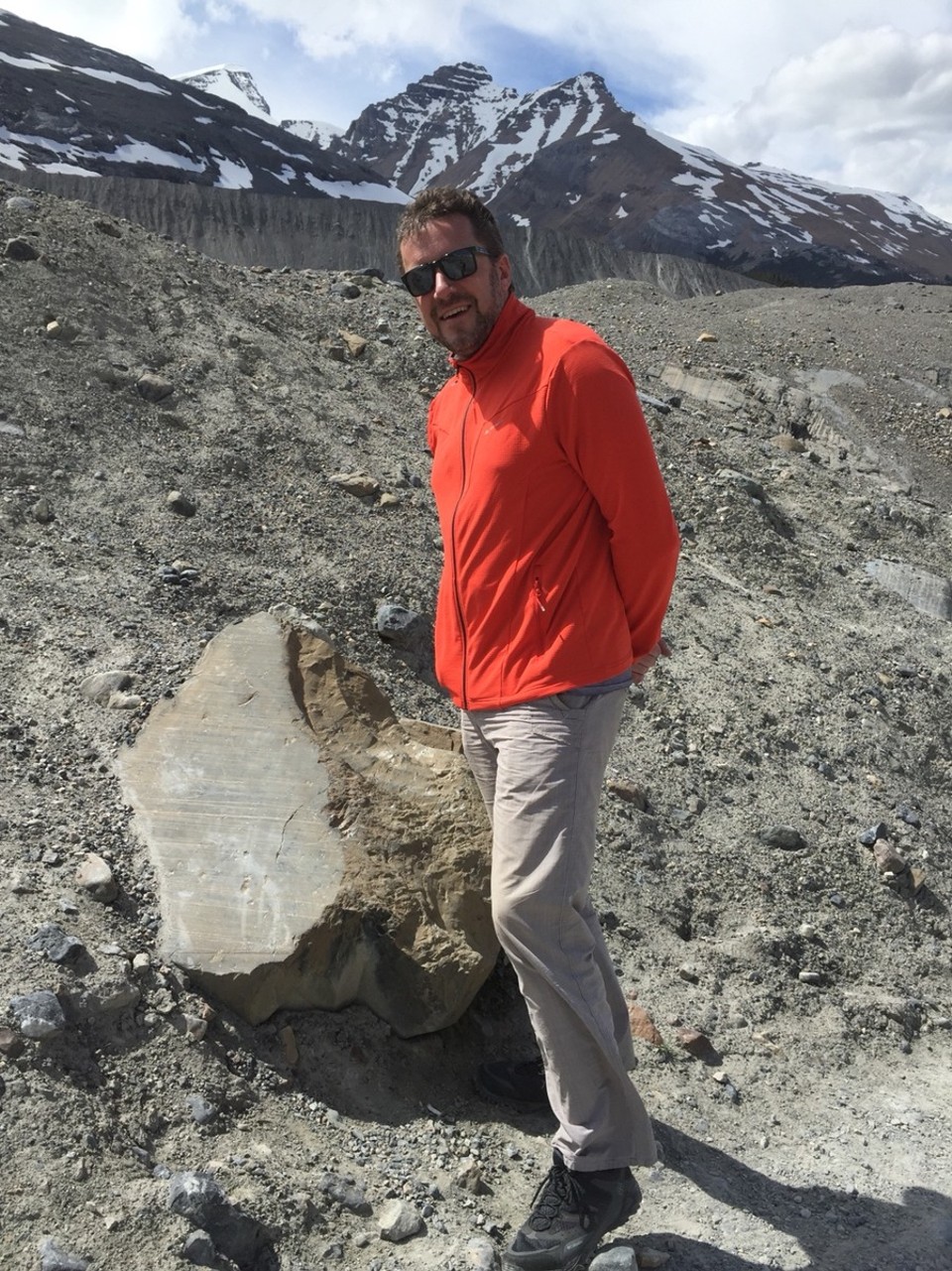 Canada - Jasper to Athabasca Glacier - Gletsjerpose.