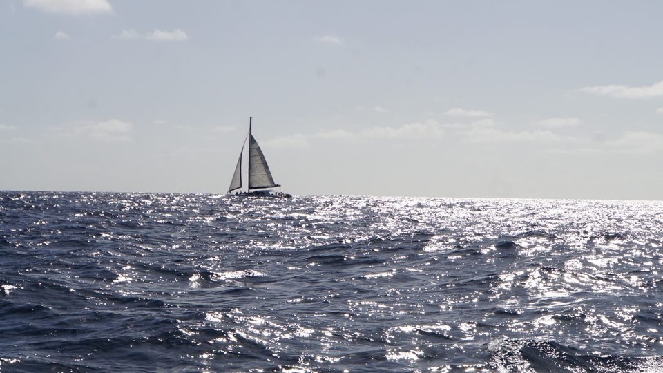 Mauritius -  - Die Heimfahrt, die Sonne sinkt