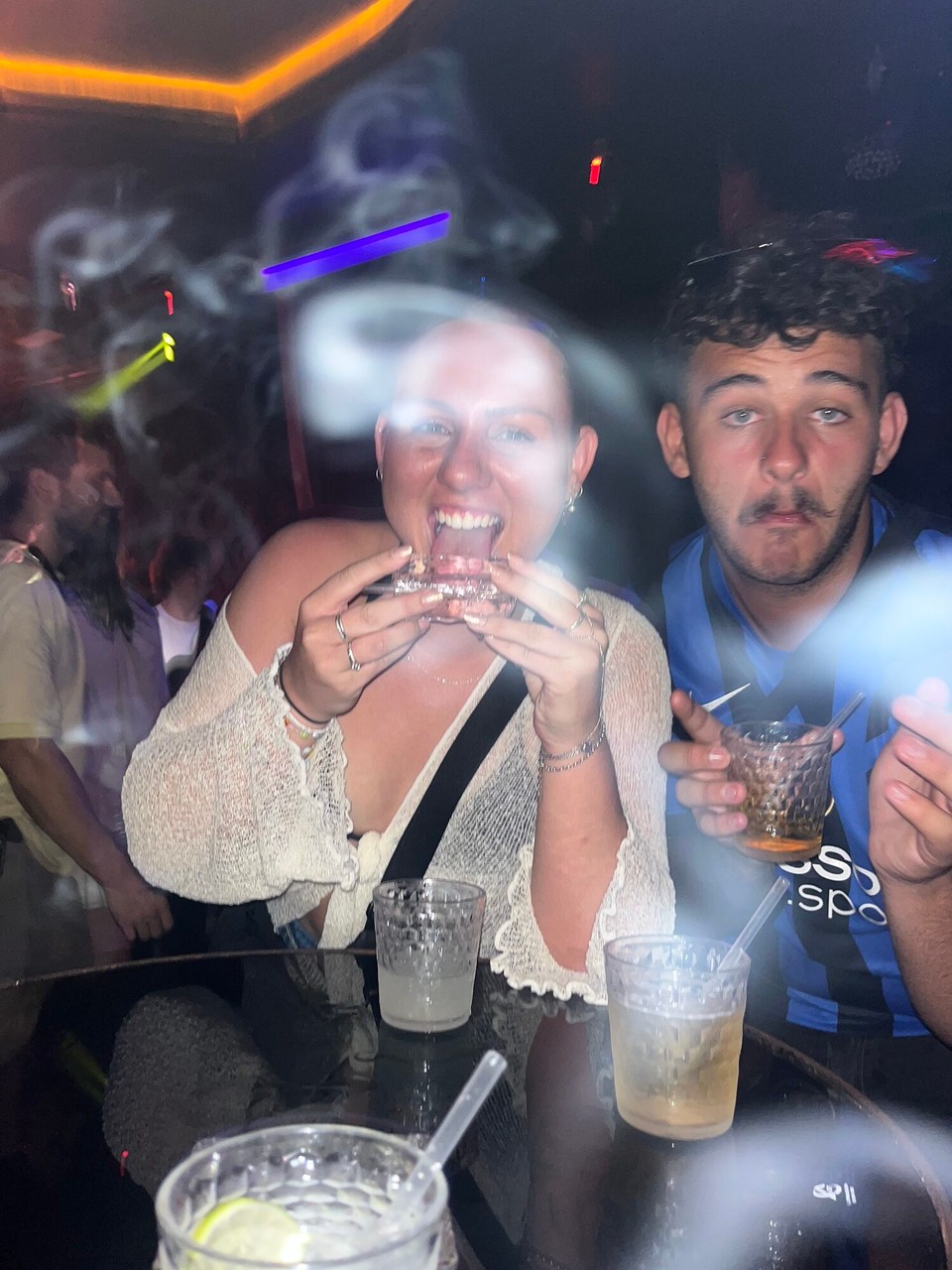 Vietnam - Nha Trang - Went out with the hostel to this bar and met a Maltese boy from Aus who was funny 😂. Met a nice boy from Bruges and chatting with him for most of the night - all deep chats 😂. A good last night in Nha Trang!