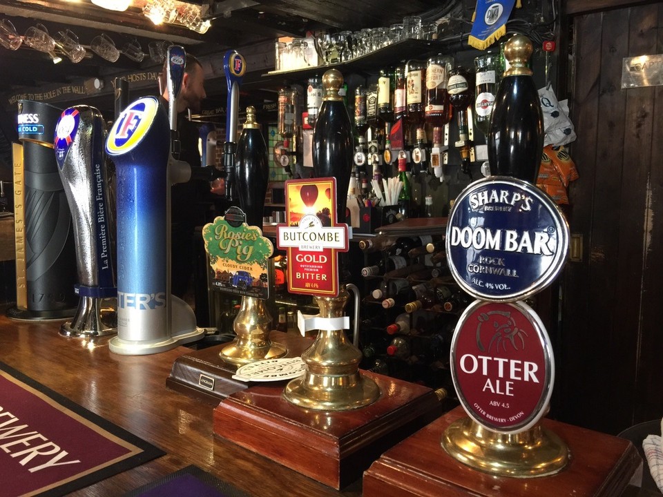  - United Kingdom, Torquay, Torbay - A Tribute beer at the oldest pub in Torquay, The Hole in the Wall. 