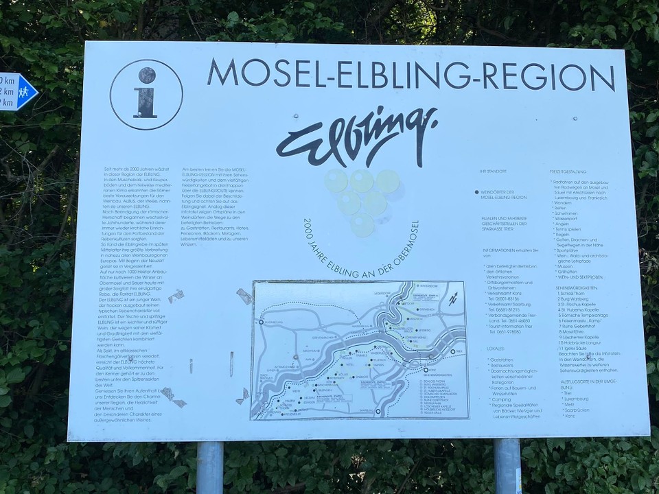 Deutschland - Nittel - Der heimische Wein - seit 2000 Jahren - der Elbling, von den Römern mitgebracht