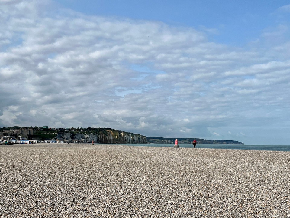 Frankreich - Veulettes-sur-Mer - Kieselsteinstrand