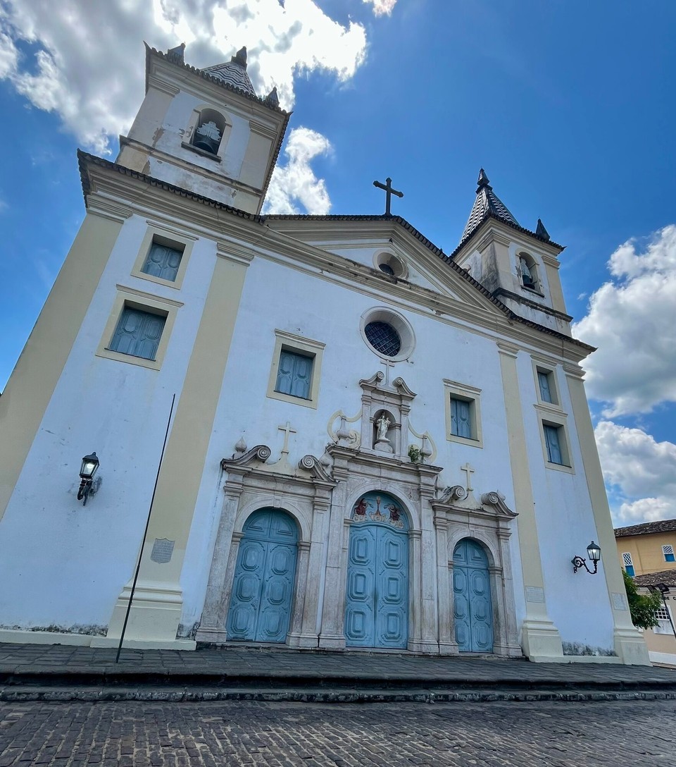 Brasilien - Cachoeira - Ingrea Motiz berühmte alte Kirche 
