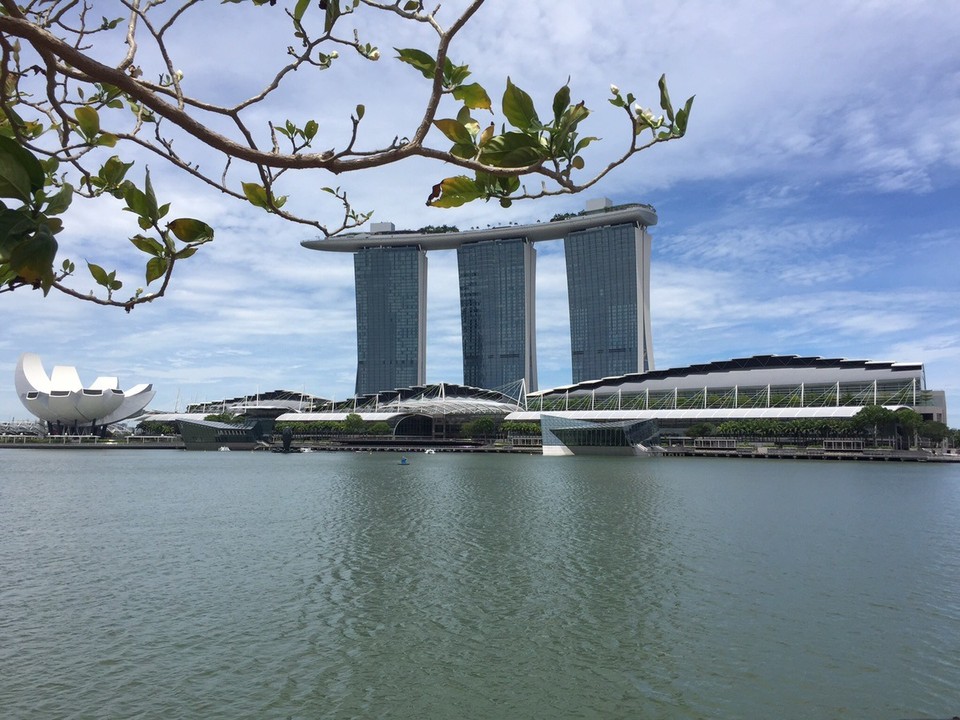Singapur - Singapur - Marina Bay Sands von der anderen Seite