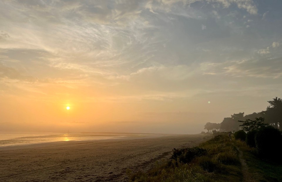 Frankreich - Poullaouen - Morgenstimmung am Camping