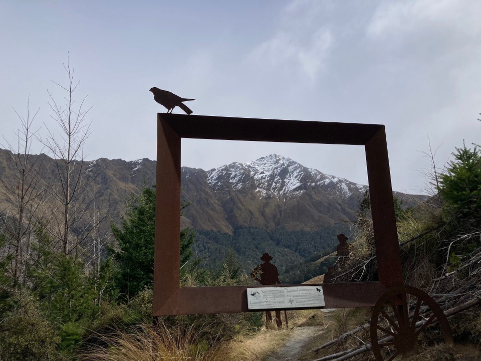Neuseeland - Queenstown - Ben Lomond - schon mal ein Stück näher dran, aber auf den Gipfel geht es heute nicht