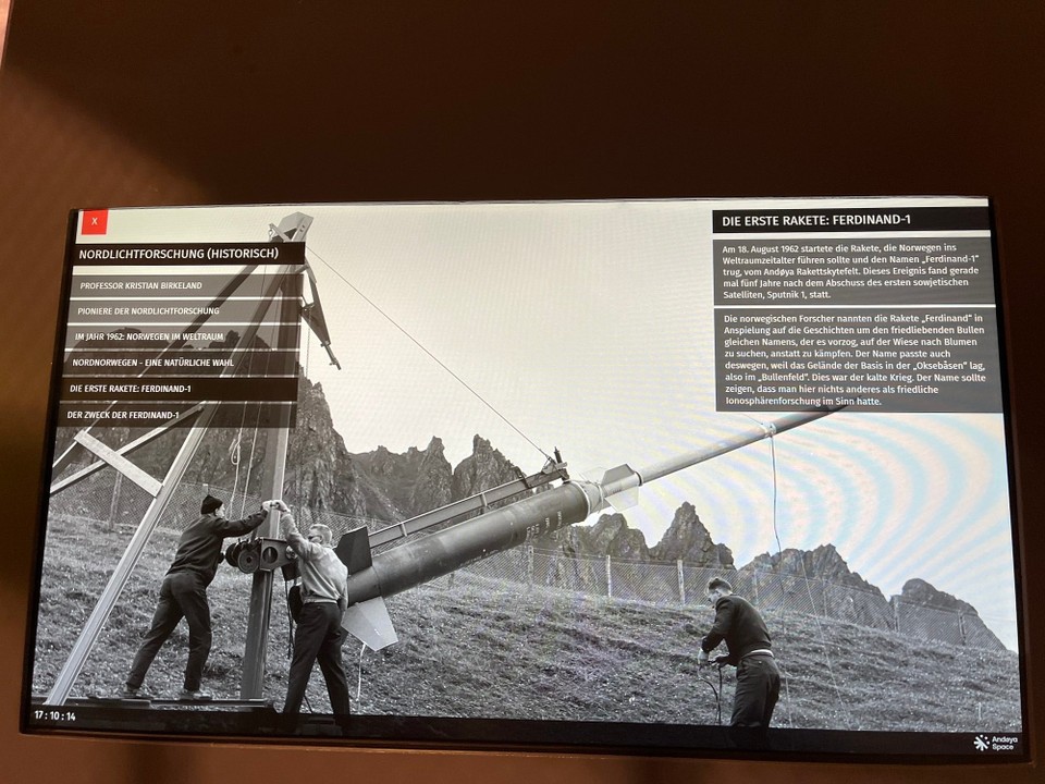 Norwegen - Andenes - Die erste Rakete wurde 1962 von hier abgeschossen.