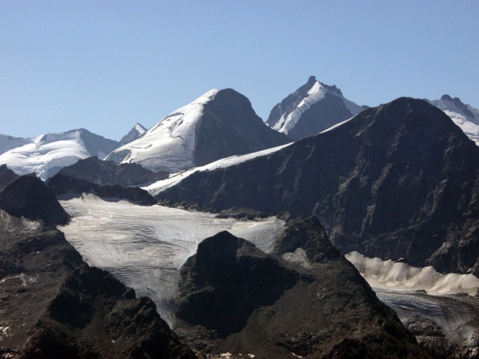 Schweiz - Pontresina/Engadin - Piz Bernina und Morteratsch