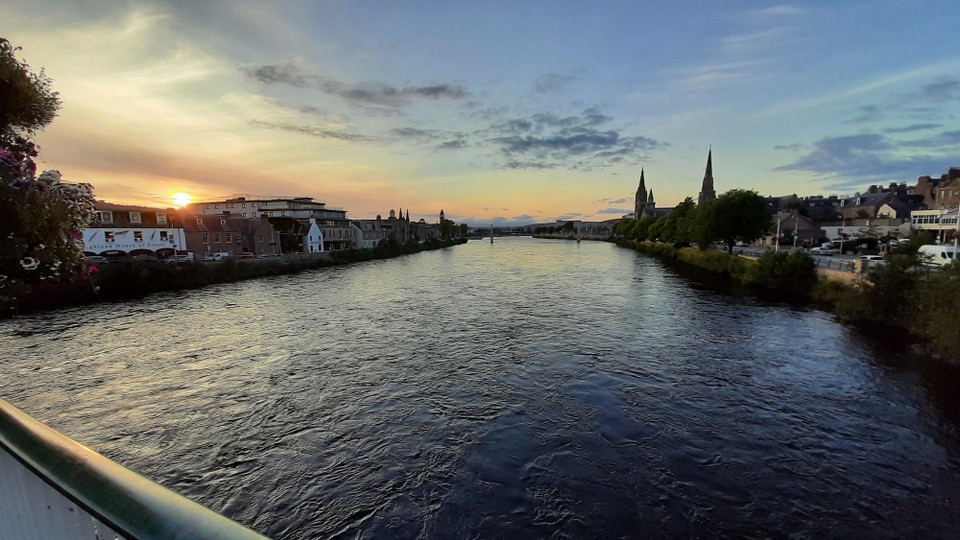 Vereinigtes Königreich - Inverness - Abendstimmung in Inverness