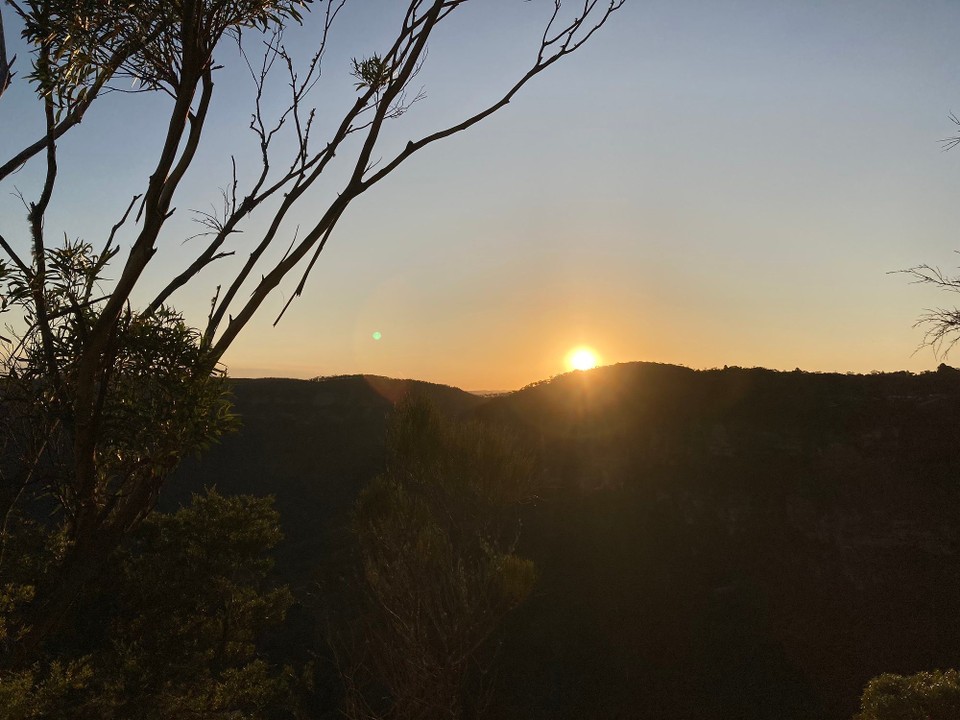 Australien - Katoomba - Sonnenuntergang am Echo Point