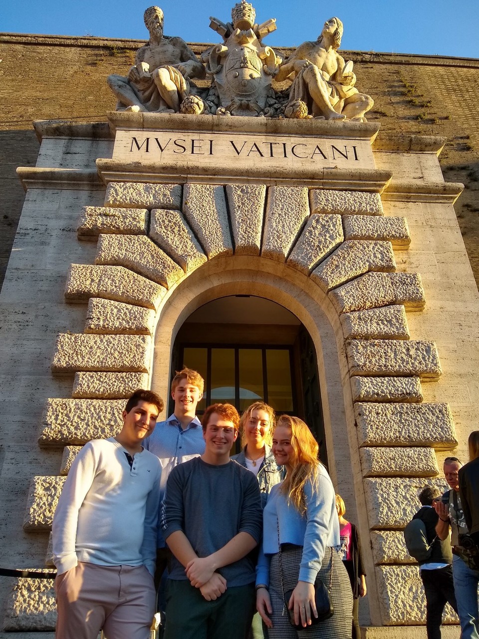 Italy - Rome - Outside of the Vatican Museums.