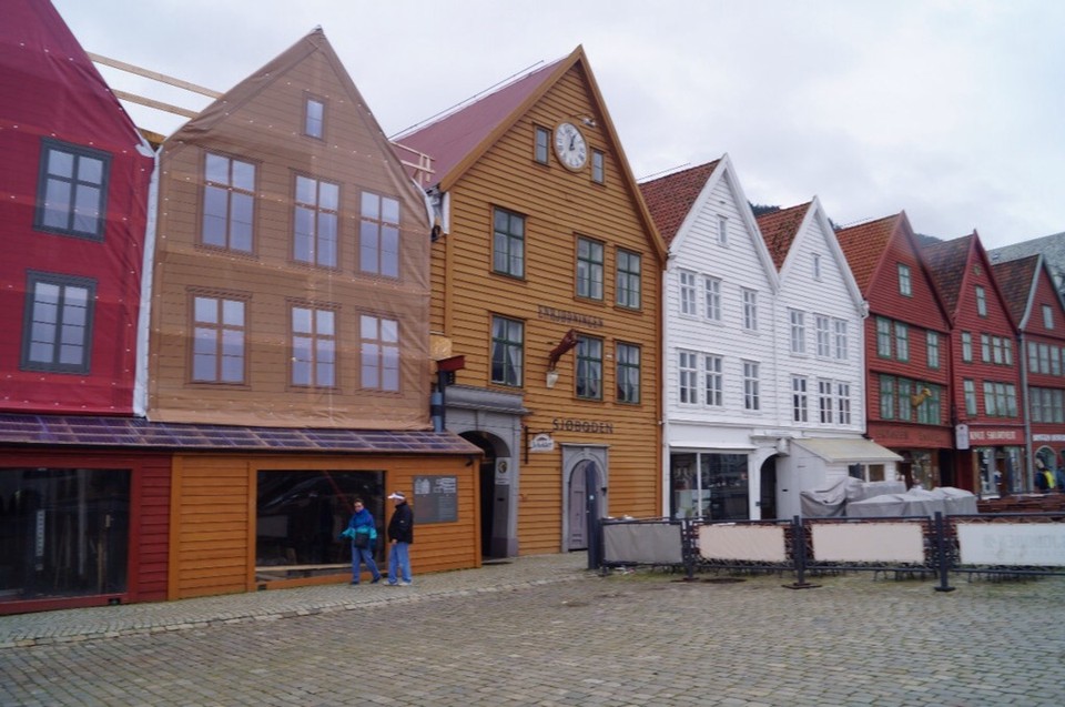 Norwegen - Bergen - Die Altstadt von Bergen.