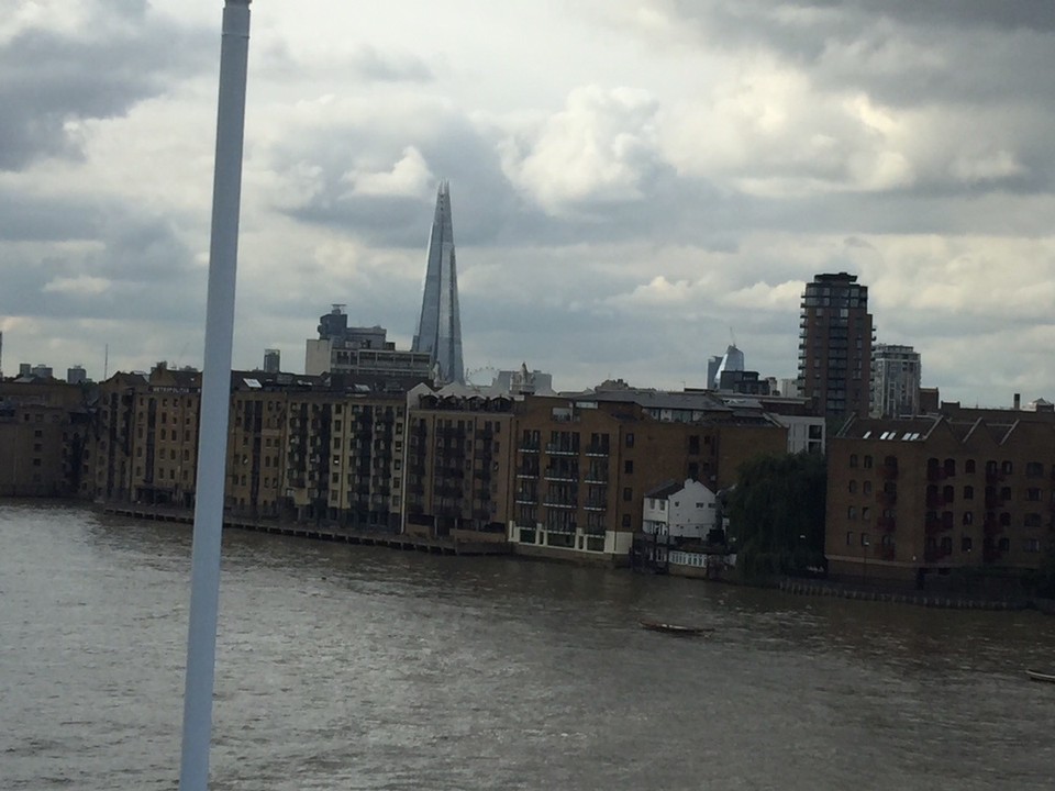  - United Kingdom, London, River Thames - The Shard and the Tower Bridge in the distance. 