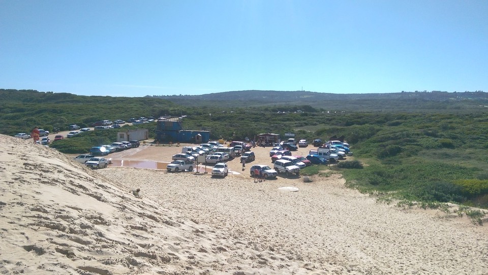 Südafrika - Port Elizabeth - Hier ist auch Sand surfing angesagt. 