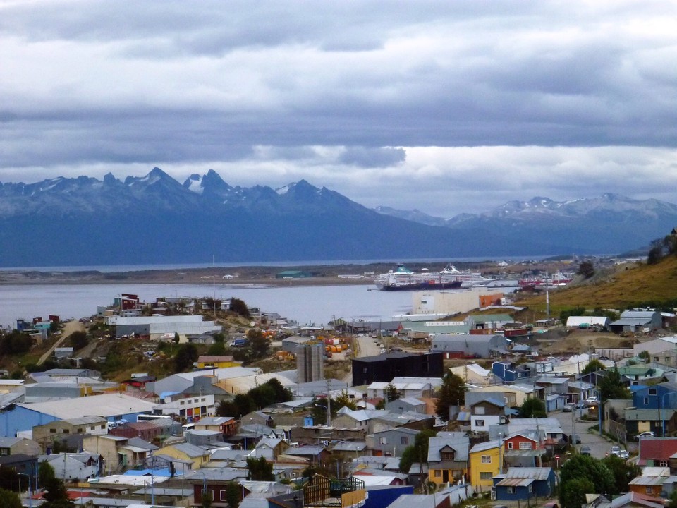 Argentinien - Ushuaia - Ushuaia von oben