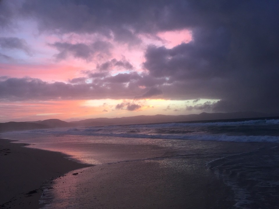 Neuseeland -  - Sonnenuntergang am Spirit Bay