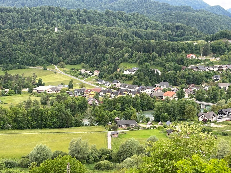 Slowenien - Radovljica - Ausblick von der Altstadt