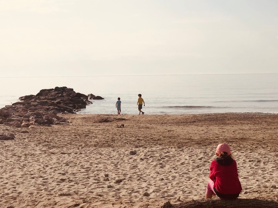 Frankreich - Frontignan - Der Strand.