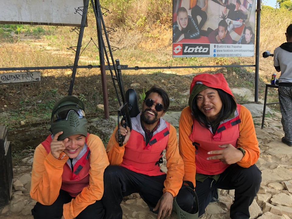 Nepal - Kathmandu - Paintball Team - 
Lighter 