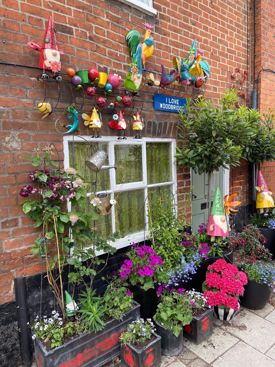 United Kingdom - Woodbridge - One of the quirky little cottages just off the Thoroughfare.