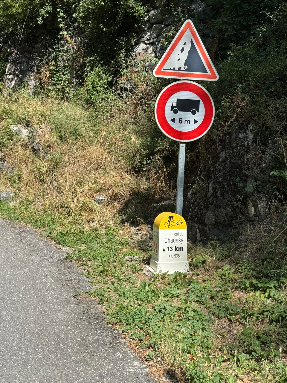 Frankreich - Saint-Colomban-des-Villards - Hinauf zum ersten Col