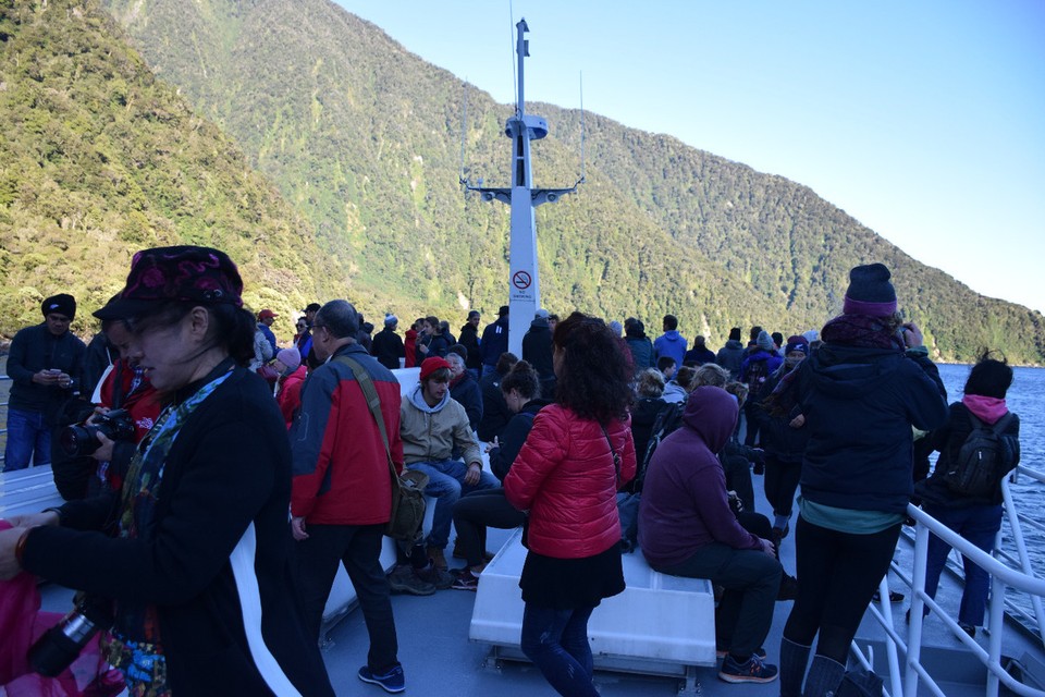 Neuseeland - Milford Sound - Ganz schön voll hier ...