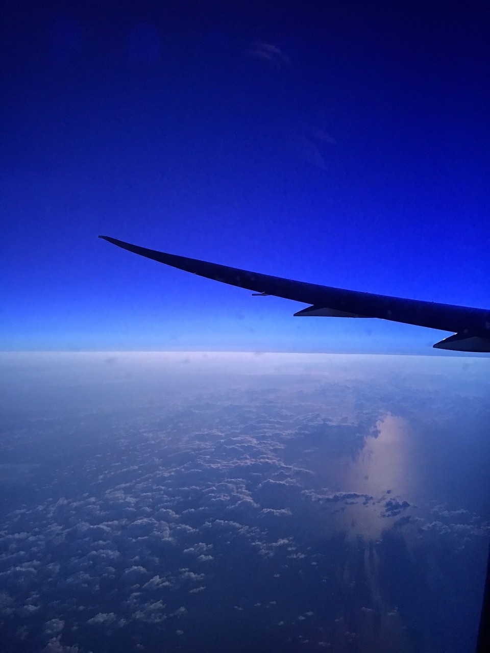 Japan - Narita-Shi - Sonnenaufgang kurz vor Auckland.