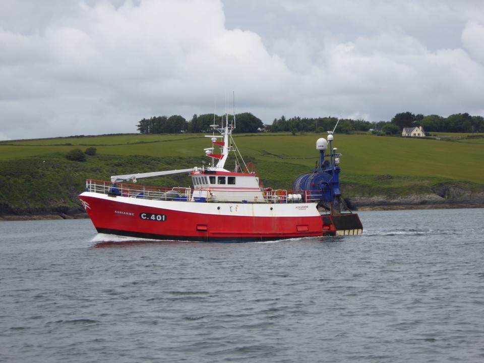 Ireland - Oysterhaven - We rarely see any other boats apart from fishing vessels.