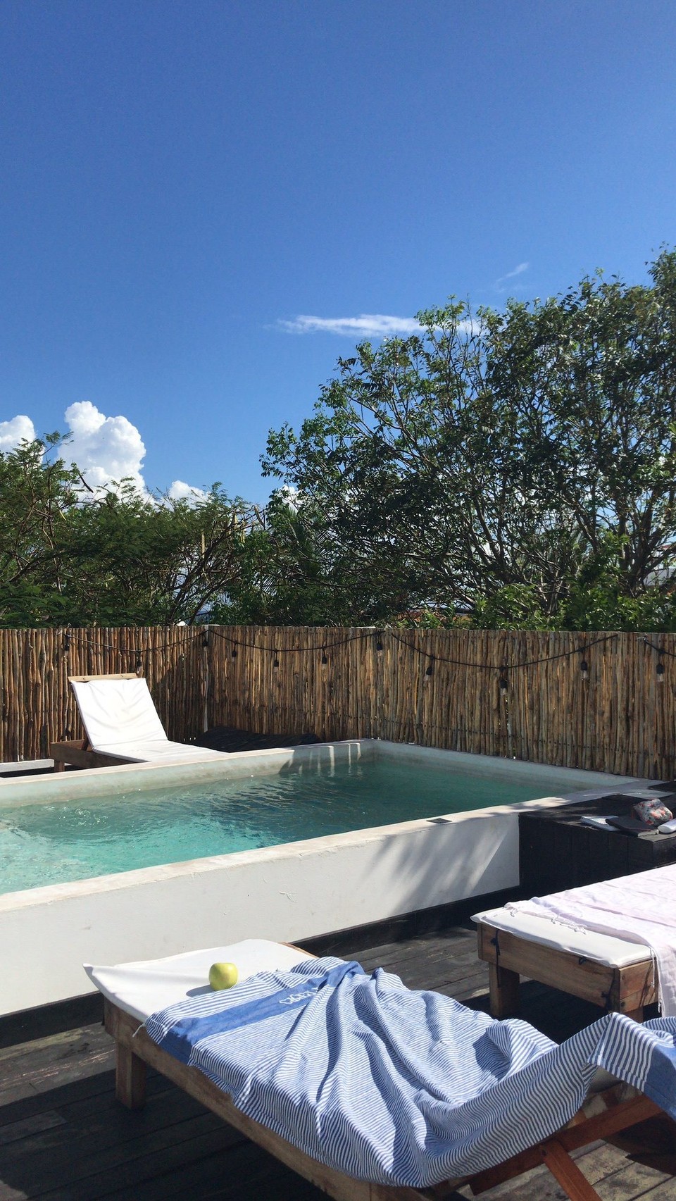 Mexiko - Playa del Carmen - unser Pool auf dem Dach