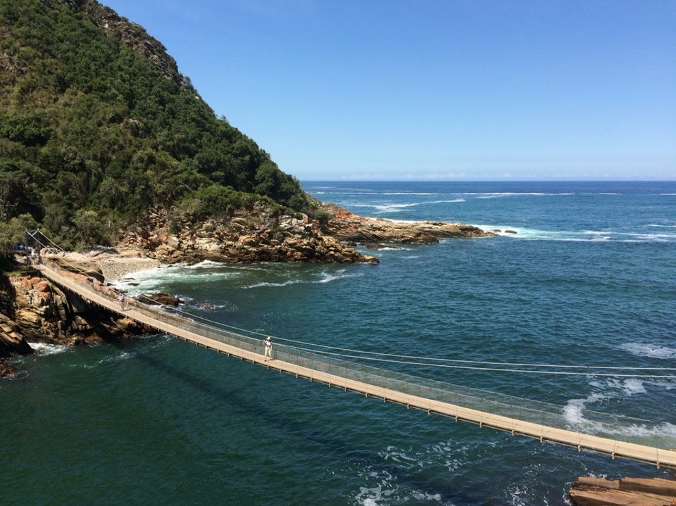 Südafrika -  - Suspension Bridge Stormsriver