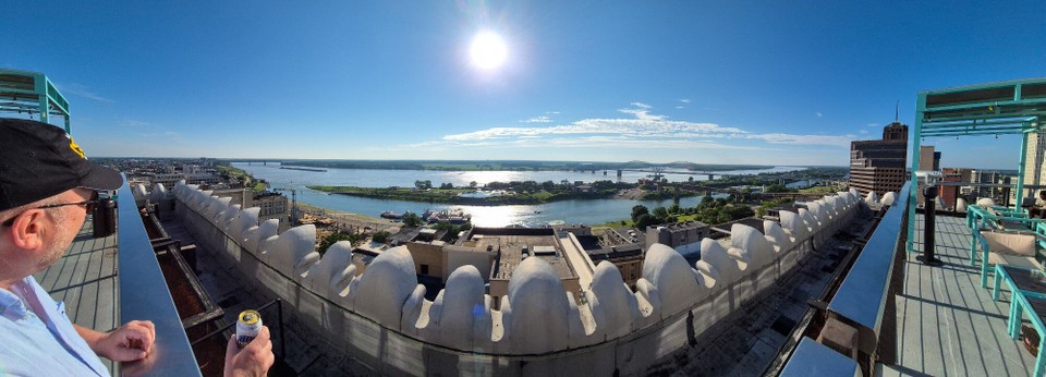 USA - Memphis - Es gibt viel Beeindruckendes in Memphis, dieser Ausblick gehört dazu.