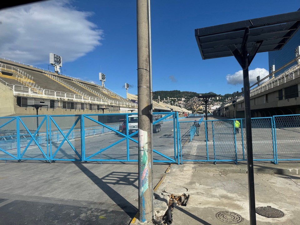 Brasilien - Rio de Janeiro - Arenen für die Karnevalsprozessionen - das Sambadrom