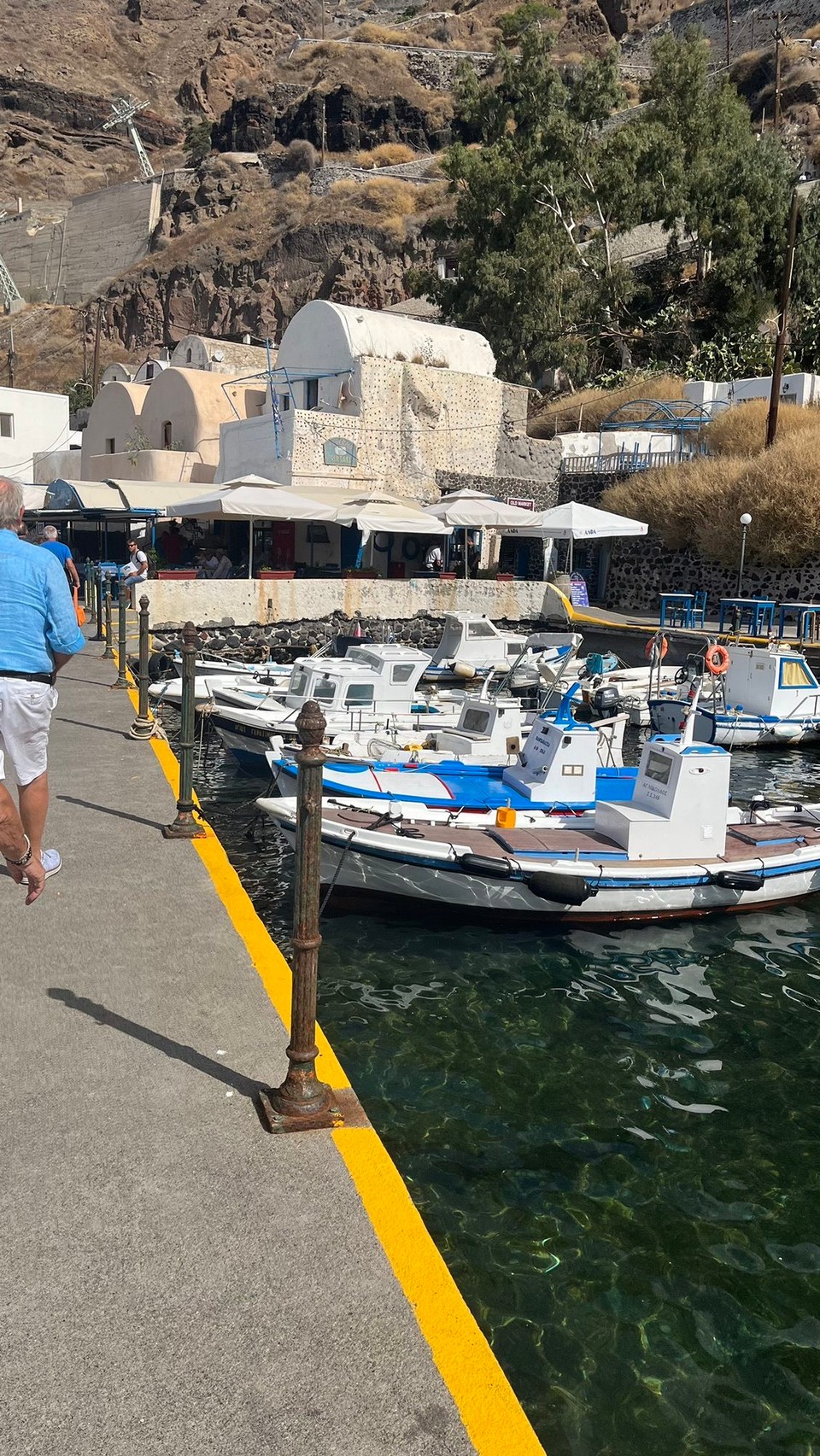 Griechenland - Thira - Alter Hafen Santorin 