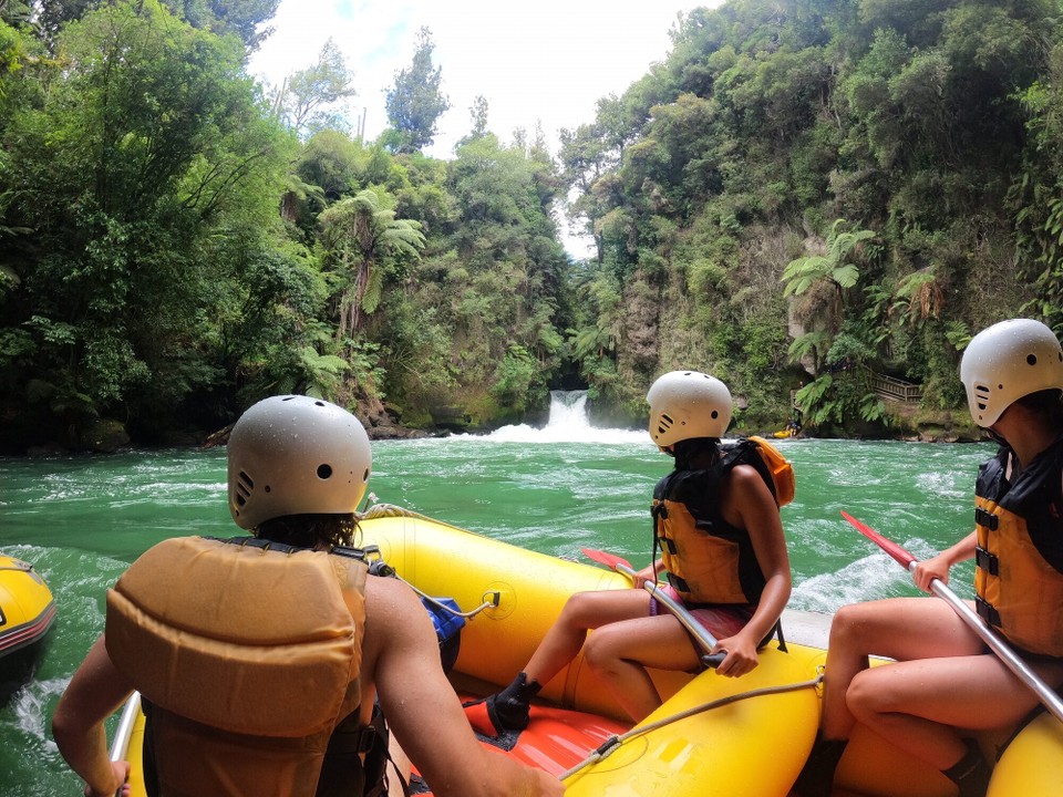 Neuseeland - Rotorua - Ein letzter Blick zurück, ja da sind wir runter 🤪😅