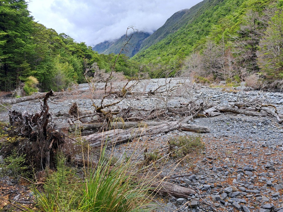 Neuseeland - Blue Lake - Immer wieder Flussquerungen 