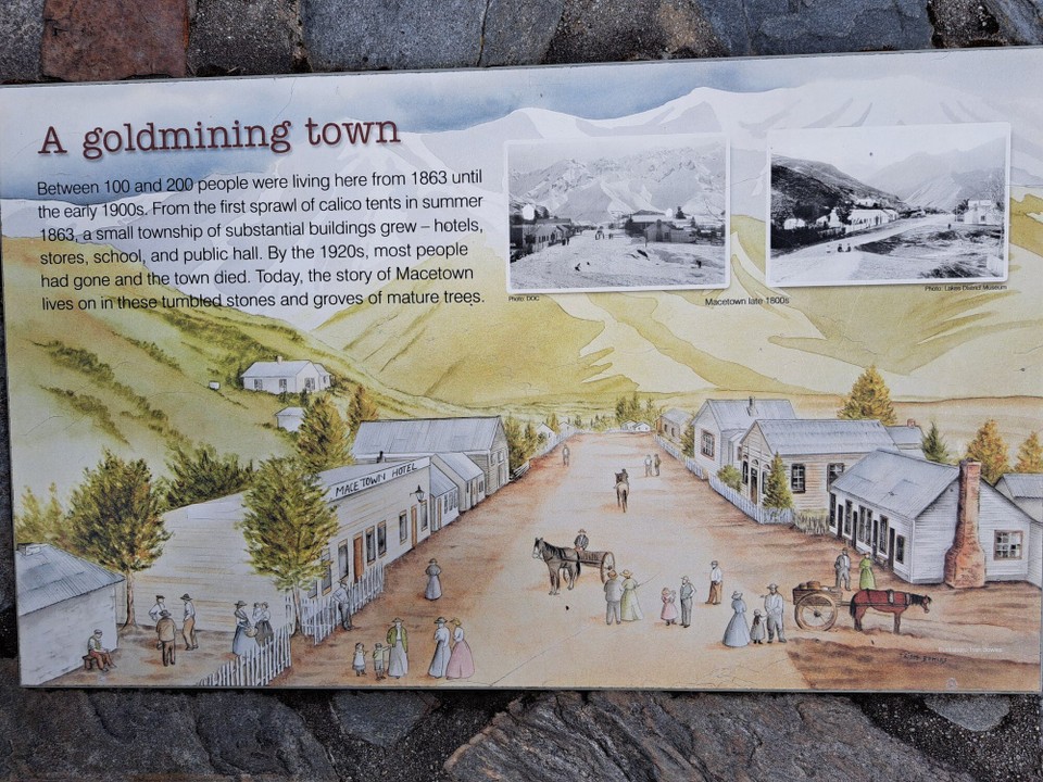 Neuseeland - Arrowtown - Das ehemalige Goldgräberdorf  Macetown 